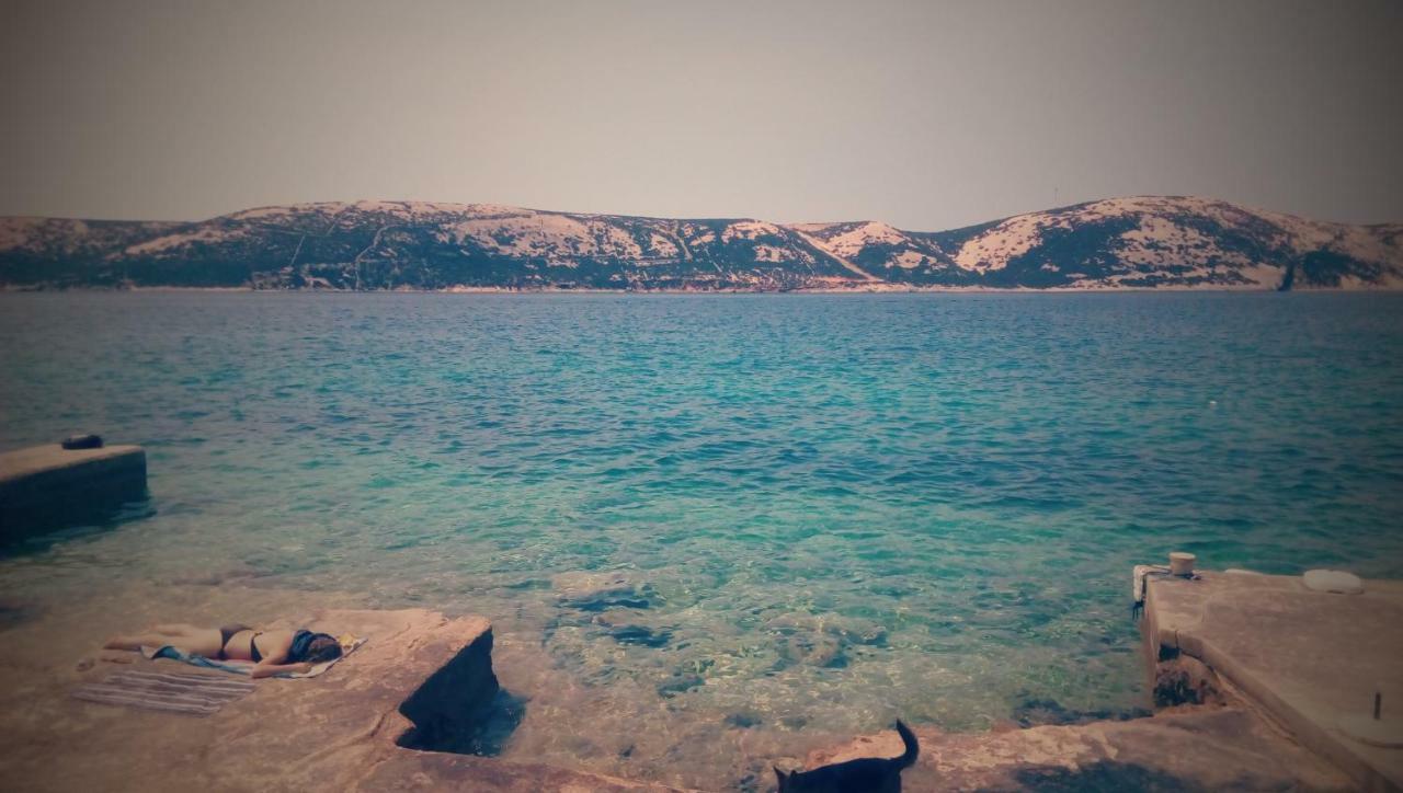 Sea Breeze Apartments With Private Beach And Boat Anchorage Stara Novalja Esterno foto